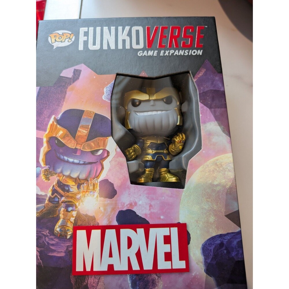 Thano Funkoverse Marvel 101 Game Expansion. Funko Games.